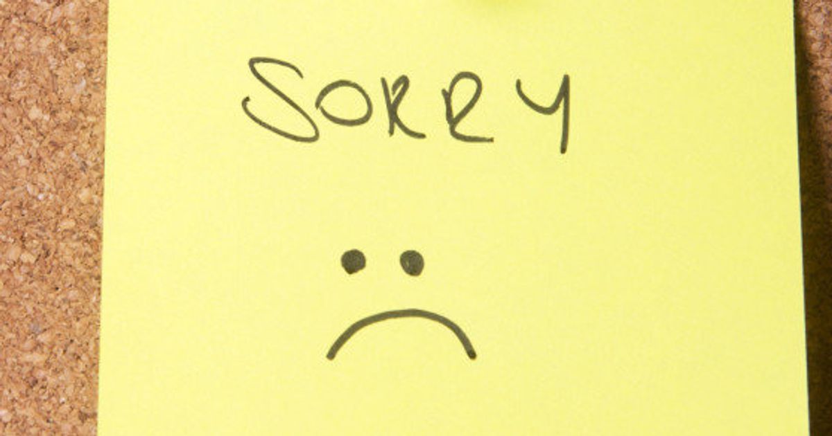 5 Situations Where The Word Sorry Means Nothing Huffpost India