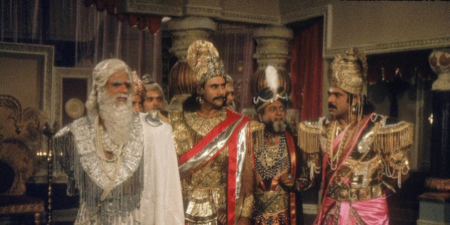 INDIA - NOVEMBER 14: Mahabharat (Photo by Hemant Pithwa/The India Today Group/Getty Images)