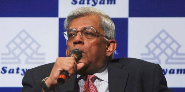 New board member of Satyam Computer Services, Housing Development Finance Corp. bank head Deepak Parekh, addresses the media in Hyderabad, India, Monday, Jan. 12, 2009. Embattled outsourcing giant Satyam Computers is looking for a new chief executive officer to replace the company's founder, who is in jail after confessing to doctoring accounts by $1 billion, the new board members said Monday after their first meeting. (AP Photo/Mahesh Kumar A)