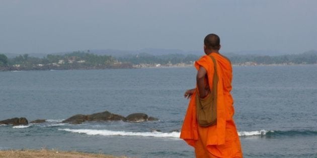 Monk at the Fort, Galle Sri Lanka