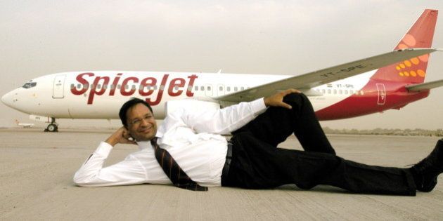 INDIA - JUNE 23: Ajay Singh, CEO and Managing Director of low-frills Spicejet for IT story on Low Cost Airlines. (Photo by Bandeep Singh/The India Today Group/Getty Images)