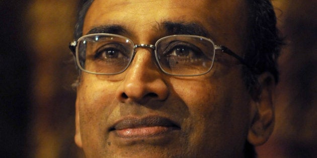 2009 Nobel laureate for chemistry, British-US Venkatraman Ramakrishnan, who shares the prize with Israeli Ada Yonath and American Thomas Steitz, gives a press conference at the Royal Swedish Academy in Stockholm on December 7, 2009. AFP PHOTO / OLIVIER MORIN (Photo credit should read OLIVIER MORIN/AFP/Getty Images)