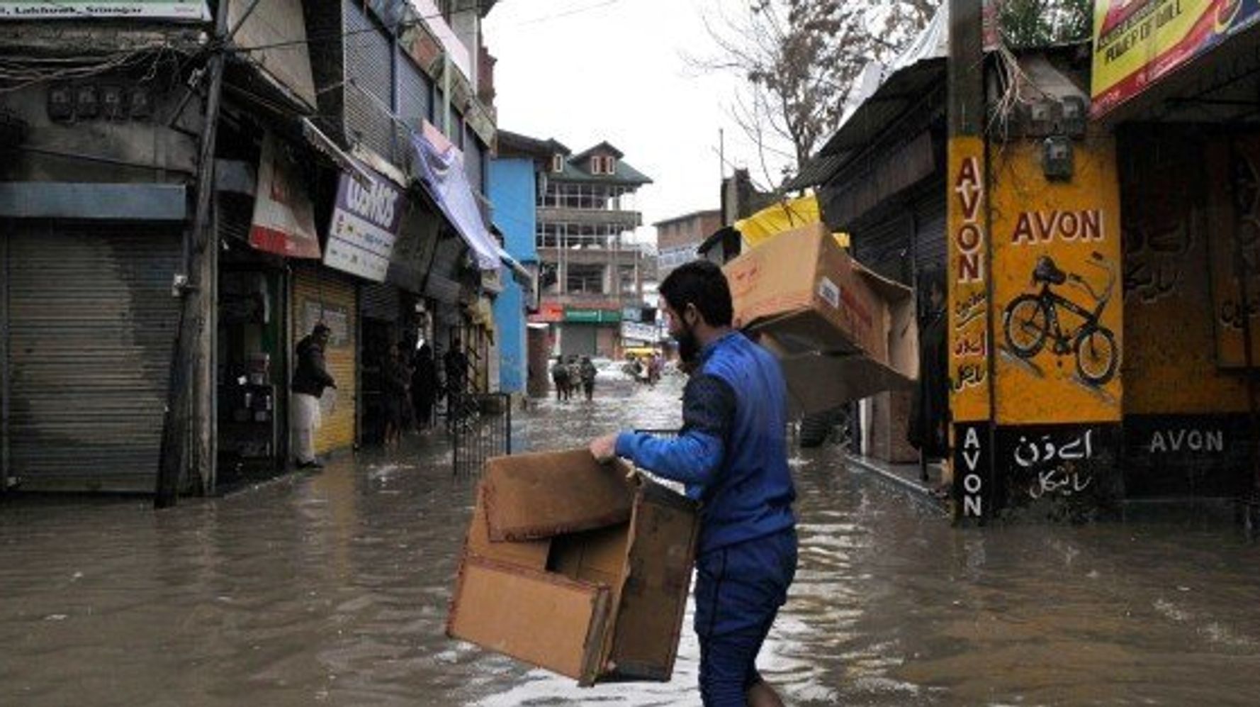 Kashmir Floods Landslide Buries 15 People Alive As Incessant Downpour