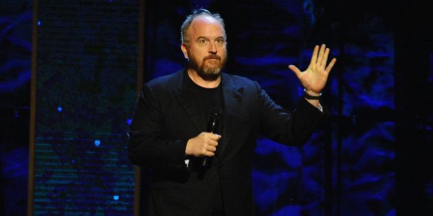 NEW YORK, NY - FEBRUARY 28: Louis C.K. performs on stage at Comedy Central's 'Night of Too Many Stars: America Comes Together For Autism Programs' on February 28, 2015 in New York City. (Photo by Andrew Toth/FilmMagic)