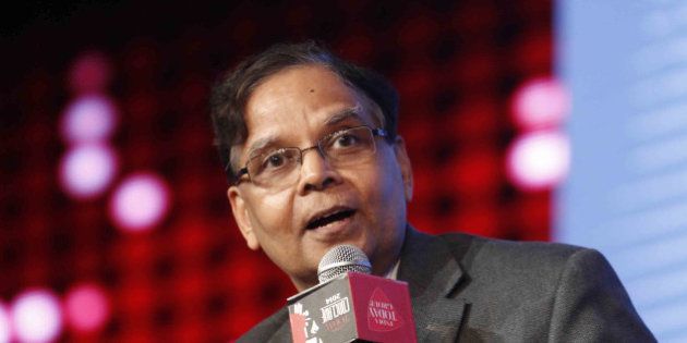 NEW DELHI, INDIA MARCH 07: Arvind Panagariya during the India Today Conclave 2014 in New Delhi.(Photo by Pankaj Nangia/India Today Group/Getty Images)