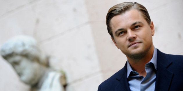 US actor Leonardo DiCaprio poses during a photocall of Shutter Island on February 8, 2010 in Rome. Shutter Island is the fourth collaboration between US director Martin Scorsese and his favorite actor Leonardo DiCaprio. AFP PHOTO / TIZIANA FABI (Photo credit should read TIZIANA FABI/AFP/GettyImages)