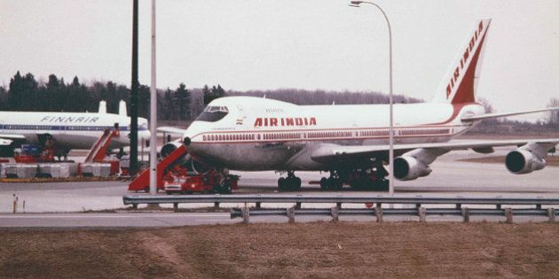 A Blast from the Past-Air India's 747-200B "Samudra Gupta" sits at one of the remote gates at YMX preparing for it's long journey to Mumbai in May 1983. Finnair's DC-10 is in the background.