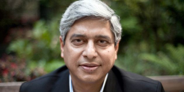 Vikas Swarup, Indian diplomat and author of the first novel 'Q&A', successfully adapted for the screen as 'Slumdog Millionaire' poses on May 21, 2010 at his hotel in Paris. Swarup's latest book 'The sixth suspect' (Meurtre dans un jardin indien) was released in France on May 6, 2010. AFP PHOTO FRED DUFOUR (Photo credit should read FRED DUFOUR/AFP/Getty Images)