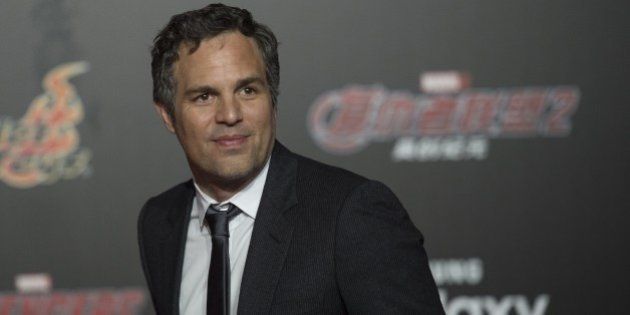 US actor Mark Ruffalo poses for a photo session to promote Marvel's 'Avengers: Age Of Ultron' in Beijing on April 19, 2015. AFP PHOTO / FRED DUFOUR (Photo credit should read FRED DUFOUR/AFP/Getty Images)