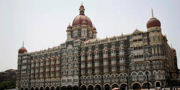 A view of the Taj Mahal hotel, which was one of the sites of the Mumbai terror attack, in Mumbai, India, Friday, April 10, 2015. A Pakistani court on Thursday, April 9, 2015, ordered the release of the main suspect Zaki-ur-Rehman Lakhvi in the 2008 Mumbai attacks for the second time in less than a month, a defense lawyer said. (AP Photo/Rajanish Kakade)