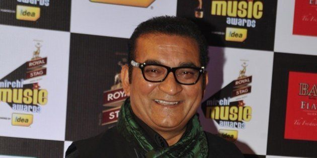 Indian Bollywood play back singer Abhijeet Bhattacharya attends the 'Mirchi Music Awards 2015' ceremony in Mumbai on February 26, 2015. AFP PHOTO (Photo credit should read STR/AFP/Getty Images)
