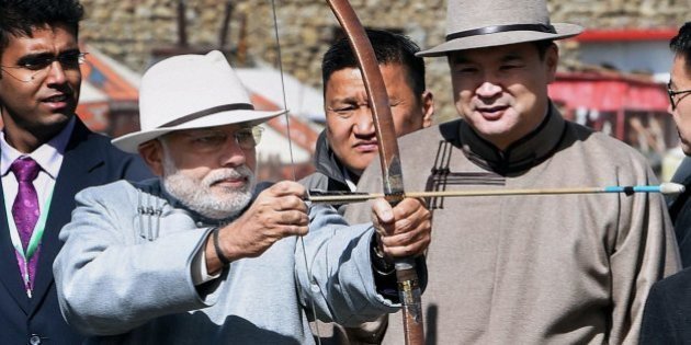 IN PICS | PM Modi Sports Traditional Attire During Northeast Visit