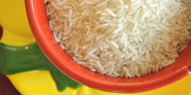 Basmati rice ready to be used in your favorite dish. I used mine in a Long-Grain Thyme Rice