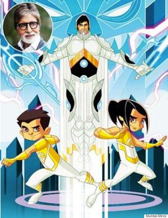 Amitabh Bachchan To Play A Toon Superhero For An Upcoming Animated TV  Series | HuffPost News