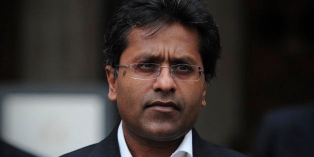 Ex-chairman of India's cricket IPL, Lalit Modi, leaves the High Court in central London on March 5, 2012, after a hearing in a libel case brought against him by Former New Zealand cricket captain Chris Cairns. Cairns told the High Court in London on Monday that an accusation of match-fixing had reduced his career to 'dust' and strained his marriage. Cairns, 41, is suing Lalit Modi, the former chairman of Twenty20 franchise the Indian Premier League (IPL), for substantial libel damages over an 'unequivocal allegation' made on Twitter. AFP PHOTO / CARL COURT (Photo credit should read CARL COURT/AFP/Getty Images)