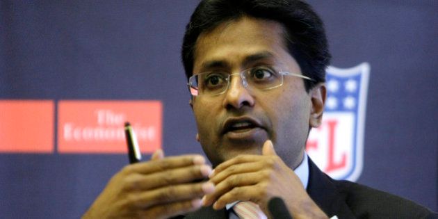 Lalit Modi the Chairman and Commissioner of the Indian Cricket Premier League (IPL) speaks during the Global Sport Summit in London, Friday Oct. 23, 2008. (AP Photo/Matt Dunham)