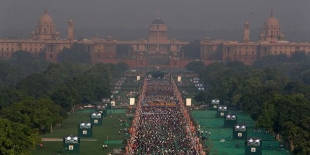 PHOTOS: Yoga Day Preparations In India From Kashmir To