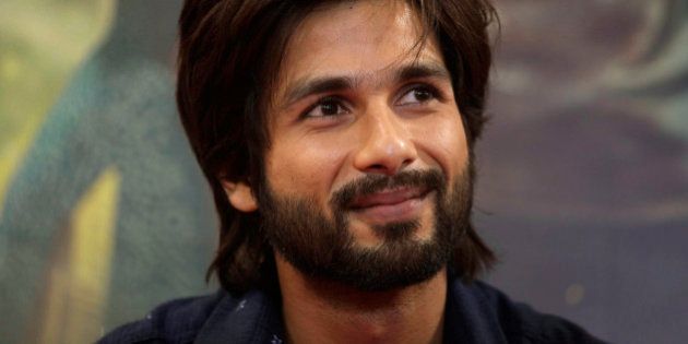 Bollywood actor Shahid Kapoor attends a press conference to promote his upcoming movie