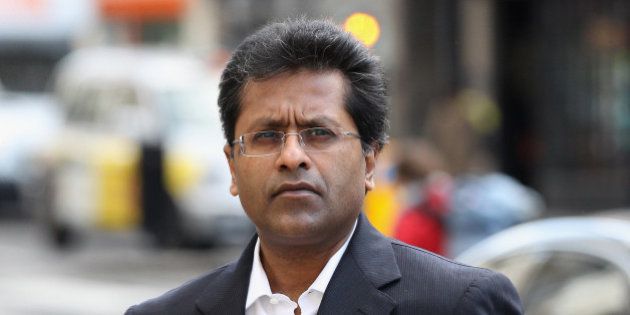 LONDON, ENGLAND - MARCH 05: Lalit Modi, a former Commissioner of Indian Premier League cricket, arrives at the High Court on March 5, 2012 in London, England. Ex-New Zealand cricketer Chris Cairns is suing Mr Modi for libel after a tweet by Mr Modi in January 2010 alleged that Mr Cairns was involved in match fixing. (Photo by Oli Scarff/Getty Images)