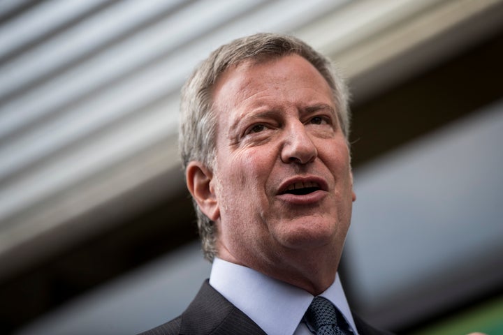 New York Mayor Bill de Blasio (D) said his plan would be available to the 600,000 city residents who currently are unins