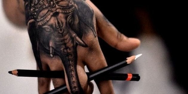 ganesha tattoo om