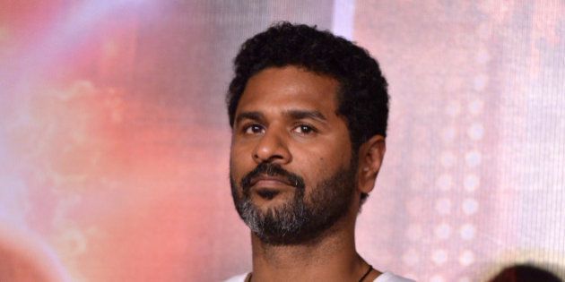 MUMBAI, INDIA OCTOBER 22: Prabhu Deva at the trailer launch of the movie Action Jackson in Mumbai.(Photo by Milind Shelte/India Today Group/Getty Images)