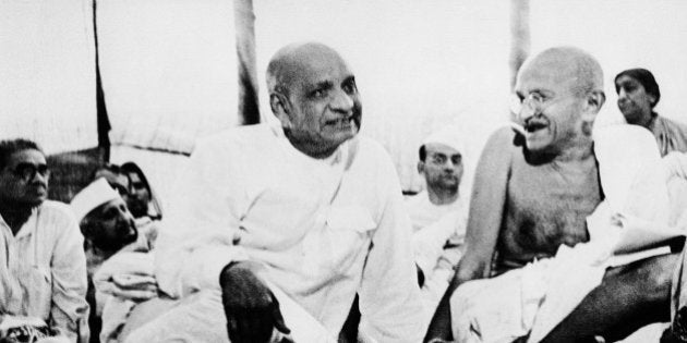 Image result for mahatma gandhi and sardar vallabhbhai patel