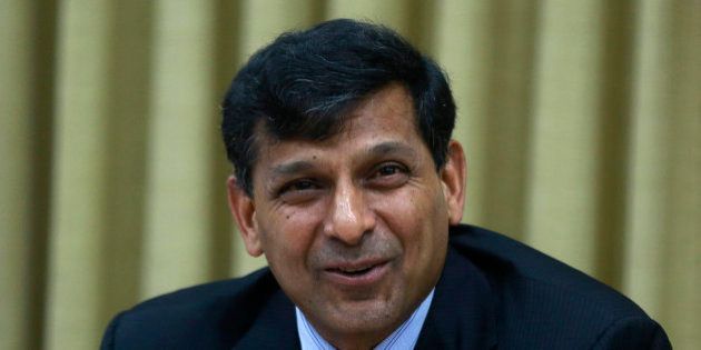 Reserve Bank of India (RBI) Governor Raghuram Rajan speaks during a press conference in Mumbai, India, Tuesday, June 2, 2015. India's central bank cut a key interest rate by a quarter percentage point Tuesday, the third such reduction this year in support of government efforts to boost growth. (AP Photo/Rafiw Maqbool)