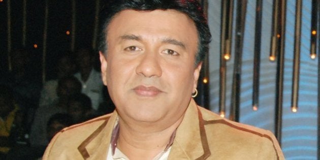 MUMBAI, INDIA - SEPTEMBER 24: Anu Malik on the sets of TV Show 'Entertainment Ke Liye Kuch Bhi Karega. (Photo by Yogen Shah/India Today Group/Getty Images)