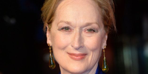 LONDON, ENGLAND - OCTOBER 07: Meryl Streep attends a screening of 'Suffragette' on the opening night of the BFI London Film Festival at Odeon Leicester Square on October 7, 2015 in London, England. (Photo by Anthony Harvey/Getty Images)