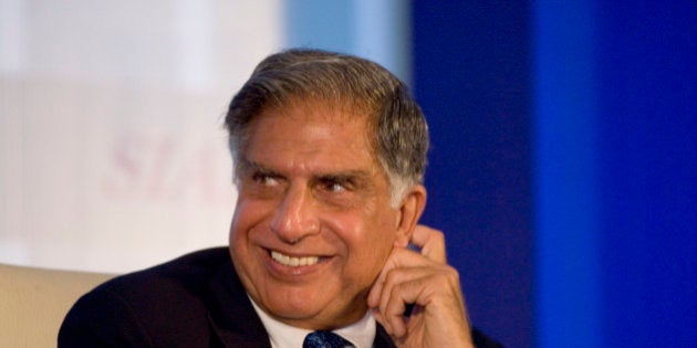 NEW DELHI, INDIA SEPTEMBER 4: Chairman of Tata Motors Ratan Tata at the SIAM Annual Convention 2008 'India's Automotive Industry: Challenges for Leadership-2016 and beyond' held at Ashok Hotel on September 4, 2008 in New Delhi, India. (Photo by Harikrishna Katragadda/Mint via Getty Images)