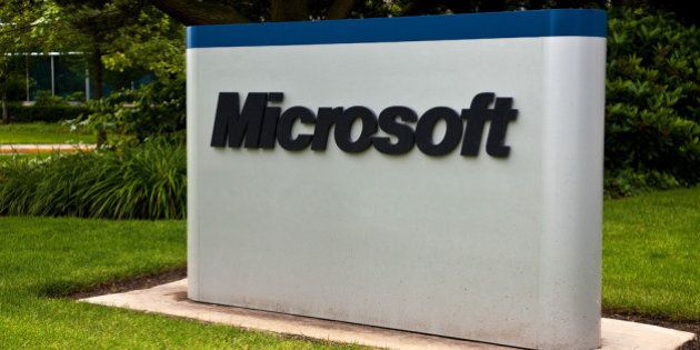 Microsoft Corporation Campus Sign Redmond Washington