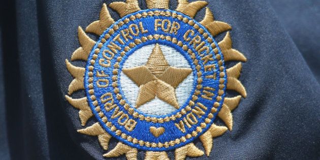 ADELAIDE, AUSTRALIA - DECEMBER 04: A detail of the Board of Control for Cricket in India (BCCI) emblem on the hat of a player during the international tour match between the Cricket Australia XI and India at Gliderol Stadium on December 4, 2014 in Adelaide, Australia. (Photo by Scott Barbour - CA/Cricket Australia/Getty Images)