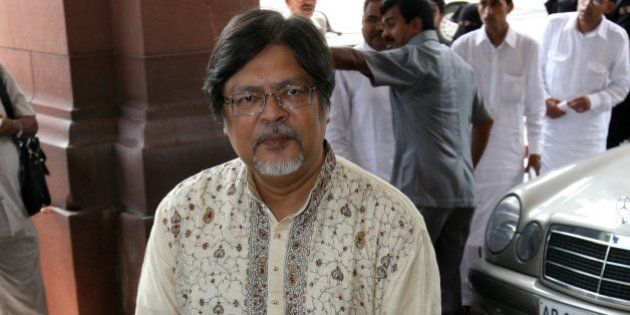 NEW DELHI, INDIA ï¿½ JULY 26: BJP member Chandan Mitra at Parliament House on the first day of Monsoon Session in New Delhi on July 26, 2010. (Photo by Shekhar Yadav/India Today Group/Getty Images)