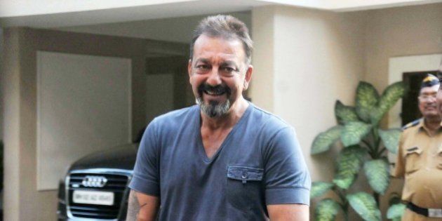 MUMBAI, INDIA DECEMBER 21: Actor Sanjay Dutt was recently released on parole after he cited wife Maanyata's ill-health.(Photo by Milind Shelte/India Today Group/Getty Images)