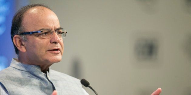 Arun Jaitley, Minister of Finance, Corporate Affairs and Information and Broadcasting of India at the World Economic Forum - World Economic Forum National Strategy Day New Delhi 2015 in New Delhi, Copyright by World Economic Forum / Benedikt von Loebell #wef #nsdi15 #newdelhi #india