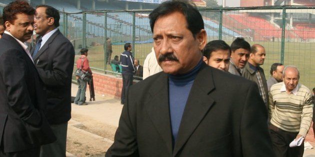 NEW DELHI, INDIA - DECEMBER 29: Delhi and District Cricket Association Vice President Chetan Chauhan after the DDCA's annual general meeting at Ferozeshah Kotla Ground in New Delhi on Tuesday, December 29, 2009. (Photo by Parveen Negi/India Today Group/Getty Images)