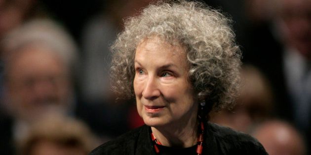 Canadian writer Margaret Atwood arrives for the 2008 Prince of Asturias award ceremony in Oviedo, northern Spain, Friday, Oct. 24, 2008. Atwood won the prize for Letters.(AP Photo/Daniel Ochoa de Olza)