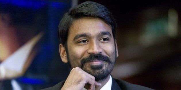 Indian actor Dhanush attends a press conference to promote the film 'Shamitabh' in central London on January 27, 2015. AFP PHOTO / JUSTIN TALLIS (Photo credit should read JUSTIN TALLIS/AFP/Getty Images)