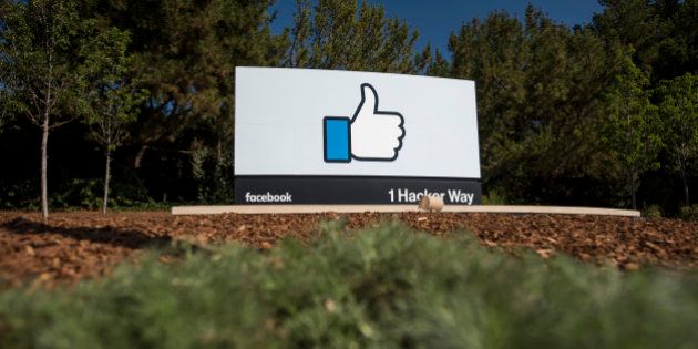 The 'Like' logo is displayed at Facebook Inc. headquarters in Menlo Park, California, U.S., on Thursday, Oct. 22, 2015. Facebook is expected to release earnings figures on November 4. Photographer: David Paul Morris/Bloomberg via Getty Images