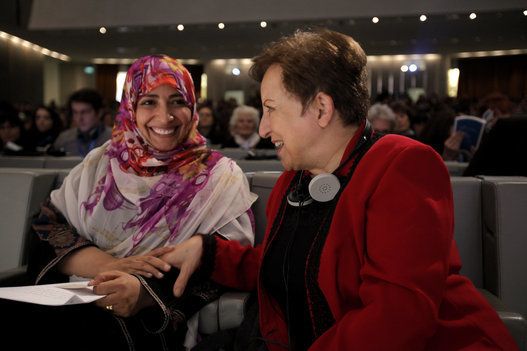 I due premi Nobel per la Pace, Karman ed Ebadi