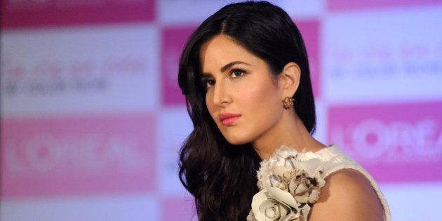 Indian Bollywood actress Katrina Kaif attends an event for LOreal products in Mumbai on January 28, 2016. AFP PHOTO / AFP / STR (Photo credit should read STR/AFP/Getty Images)