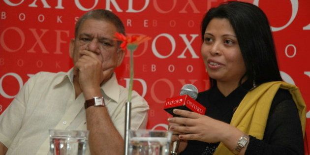 INDIA - JANUARY 12: Nandita C Puri released her first book \ (Photo by Amrendra Jha/The India Today Group/Getty Images)