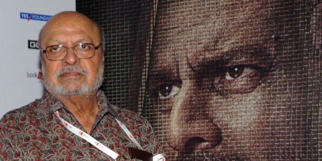 Indian Bollywood director and screenwriter Shyam Benegal attends the special screening of National Award winning director Hansal Mehta's Hindi film 'Aligarh' at 'Jio MAMI 17th.Mumbai Film Festival' in Mumbai on October 30, 2015. AFP PHOTO (Photo credit should read STR/AFP/Getty Images)