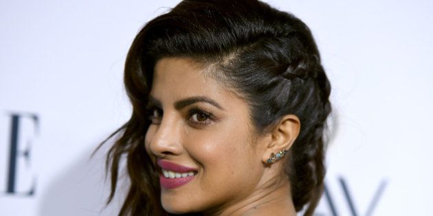 Priyanka Chopra arrives at ELLE's 6th annual Women in Television celebration at the Sunset Tower Hotel on Wednesday, Jan. 20, 2016, in Los Angeles. (Photo by Jordan Strauss/Invision/AP)