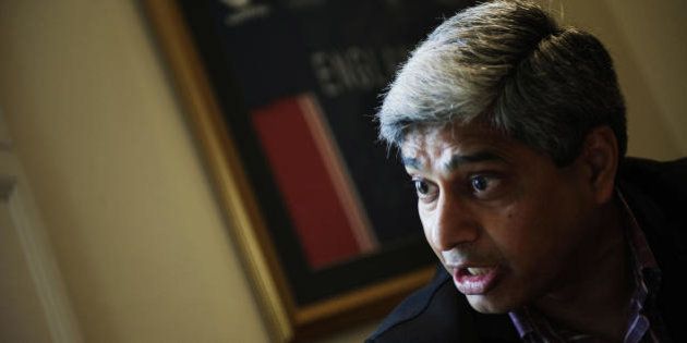 Vikas Swarup, indian diplomat and author of the book 'Q & A', the film adaptation of which was the multi-oscar winning 'Slumdog Millionaire' speaks during an interview with an unseen Agence France-Presse (AFP) correspondant during a literary festival in Franschoek on the outskirts of Cape Town, South Africa on May 15, 2009. Vikas Swarup may have penned a small novel that swept the globe, winning accolades and turning out an Oscar darling film, but the Indian diplomat to South Africa sees his success as a chance windfall. AFP PHOTO/Gianluigi GUERCIA (Photo credit should read GIANLUIGI GUERCIA/AFP/Getty Images)