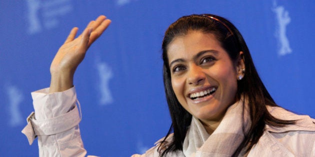 Indian actress Kajol Devgan poses at the photo call for the film 'My name is Khan' at the International Film Festival Berlinale in Berlin, Germany, Friday, Feb. 12, 2010. (AP Photo/Joel Ryan)