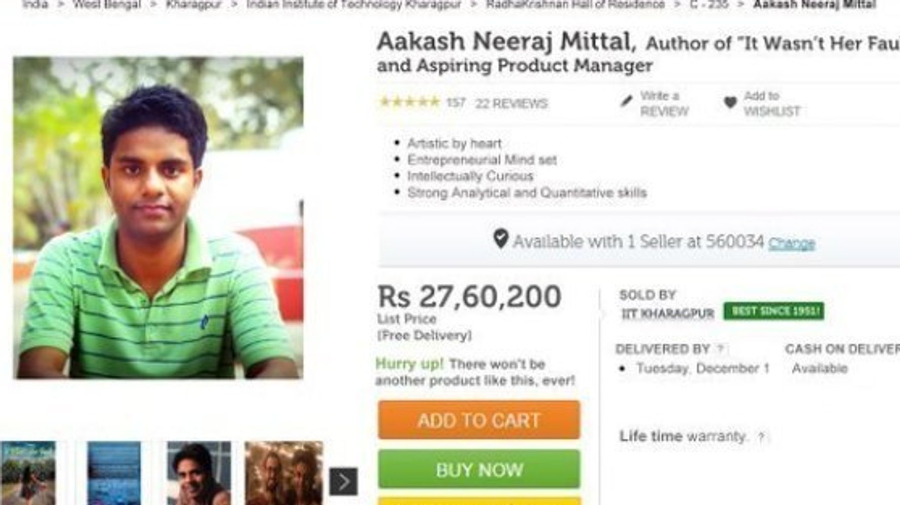 Hours Of Photoshop On Flipkart Style CV Fails To Land IIT Grad A