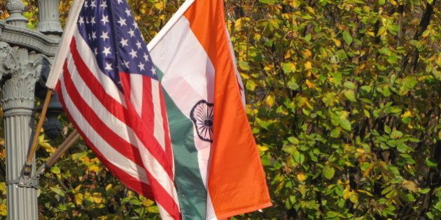The White House vicinity was decorated with flags of America and India, welcoming the visit of Prime Minister of India, Dr. Manmohan Singh to meet President Barack Obama on Nov 24th.