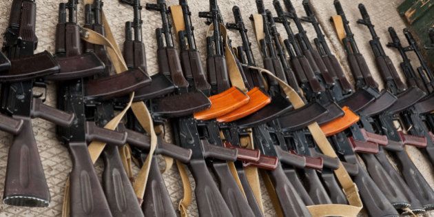 detained party of illegal weapons